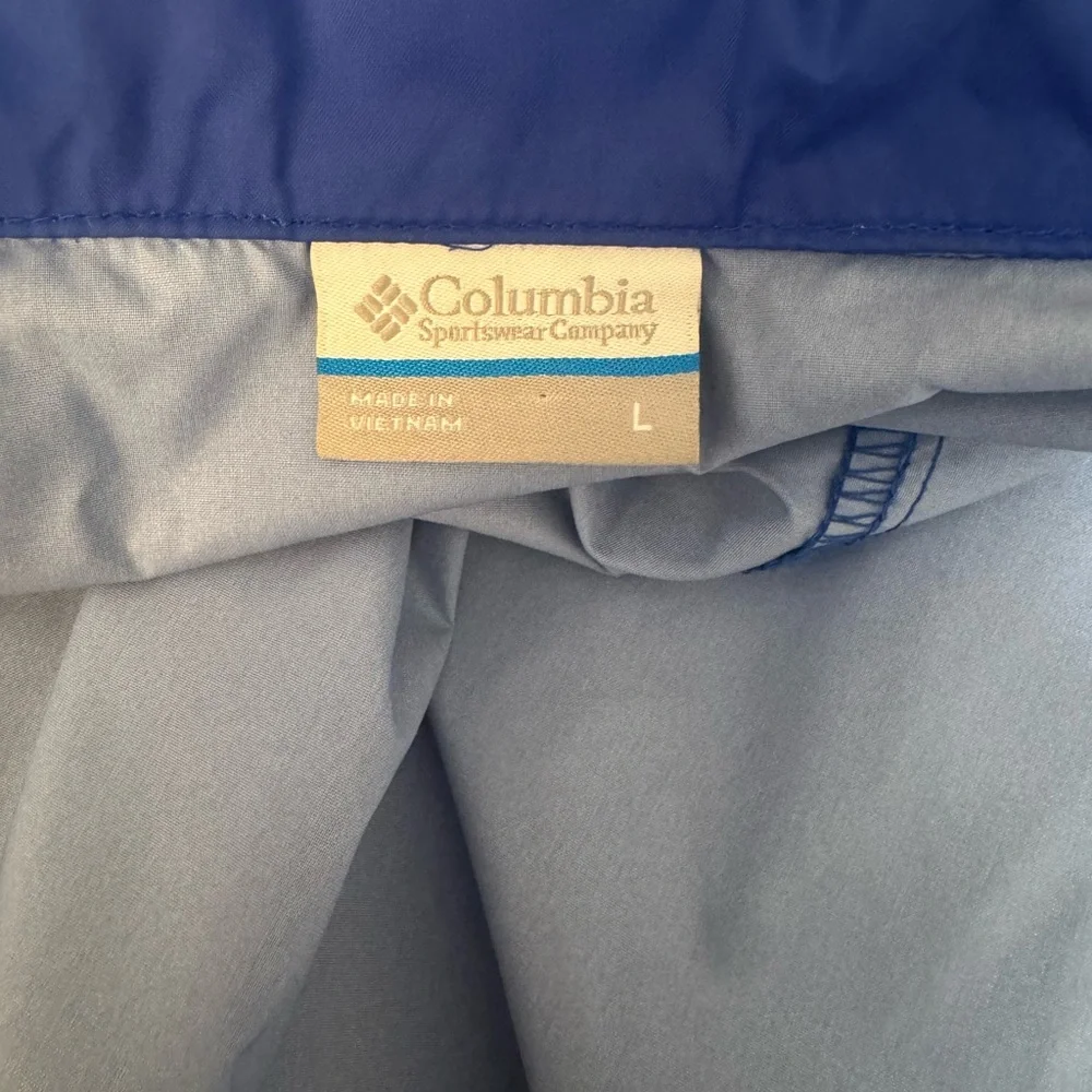 NWOT! COLUMBIA University of Kentucky Blue Windbreaker Rain Jacket
